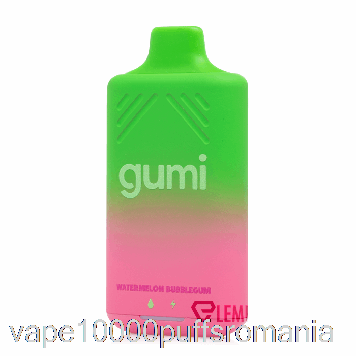 Vape Romania Gumi Bar 8000 De Unica Folosinta Pepene Verde Bubblegum